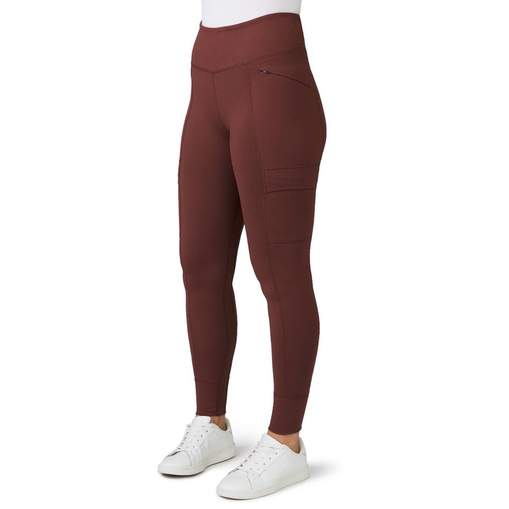 Free Country Trail 2 Town tight legging NWT $65 brown (cocoa) Large
